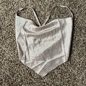 🌟Satin Top with Animal Print🌟